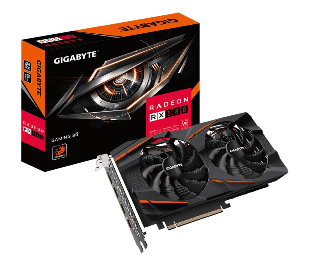 Gigabyte Radeon RX 580 GAMING 8GB GDDR5 - 361345 - zdjęcie